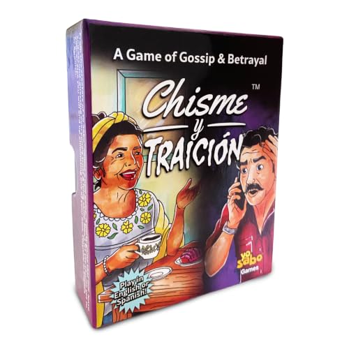 Yo Sabo Gossip and Betrayal (Chisme y Traición) Games | All-in-One Social Deduction Card Game | 2 Themes & 4 Decks Inside in Full English & Spanish | Party Game for Ages 13+, 4-12 Players