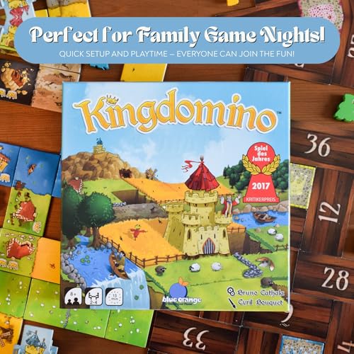 Blue Orange Games Kingdomino Award Winning Family Strategy Board Game, 2-4 players - style: Single