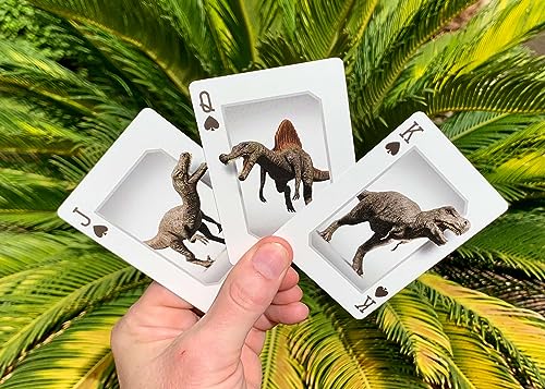 Dinosaur Bicycle Playing Cards: Limited Edition Deck for Kids & Adults - Unique Dino Games, Collectible Themed Poker Cards to Enhance Card Games, Dinosaurs Toys & Games Legacy, Jurassic Era