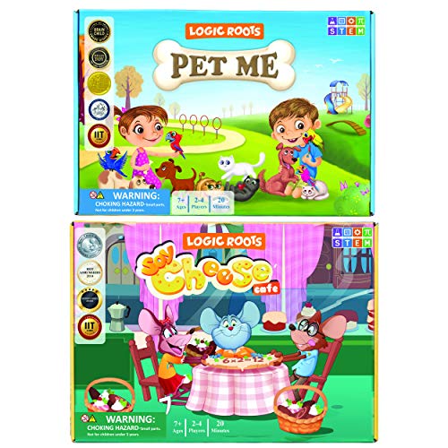 Multiplication and Division Game - Fun Math Board Game, Easy Start STEM Toy, Educational Gift for Kids (Girls & Boys), Homeschoolers, Grade 1 and Up (Pet Me + Say Cheese) - style: Pet Me + Say Cheese