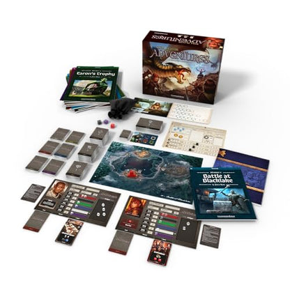 Roll Player Adventures Board Game | Cooperative Storybook Fantasy Adventure Campaign | Choose Your Path Strategy Dice Game | 95-150 Minutes per Chapter, 1-4 Players Ages 14+ by Thunderworks Games - style: Roll Player Adventures