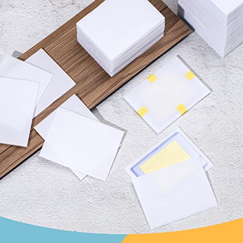300 Pcs Trading Card Shipping Protectors 3.5'' x 4.5'' Graded Card Sleeves Supplies for Mailing, Precut Plastic Inserts Mailer for Baseball Game Sports Packaging and Storage