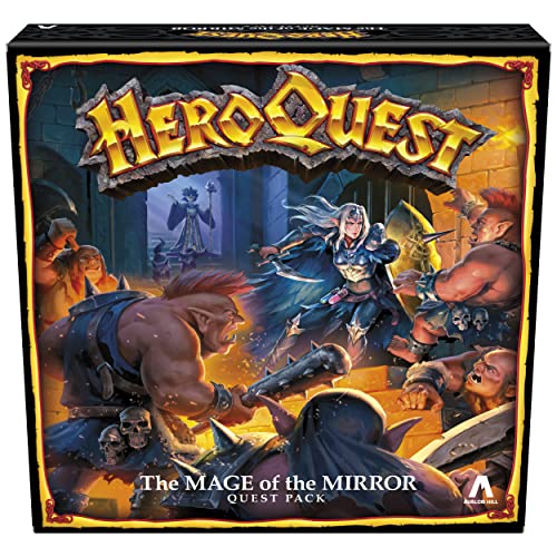 Hasbro Gaming Heroquest The Mage of The Mirror Quest Pack, Roleplaying Game for Ages 14+, Requires HeroQuest Game System to Play