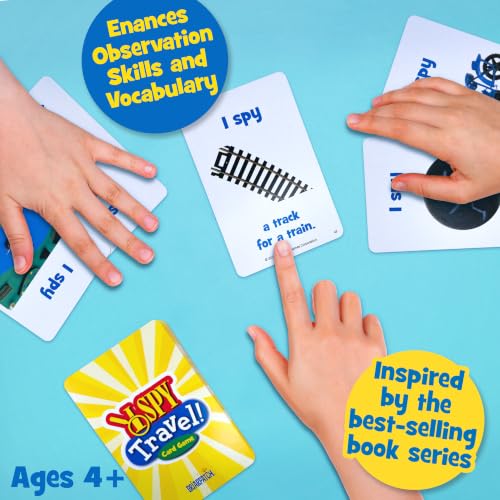 Briarpatch SPY Travel Card Game, based on the SPY books,For Preschool Kids, Ages 4+