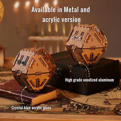 Puzzle Potato Philosopher's Stone Puzzle Box - Escape Room Game-3D Wooden Puzzles for Adults- Escape Room Game - Money Puzzle Box for Cash Gift (Crystal Blue) - color: Philosopher's Stone(crystal Blue)