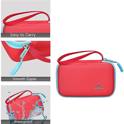 Tourmate Hard Case Replacement for Winning Moves RACK-O, Retro package Card Game (Case Only) - color: Red + Blue