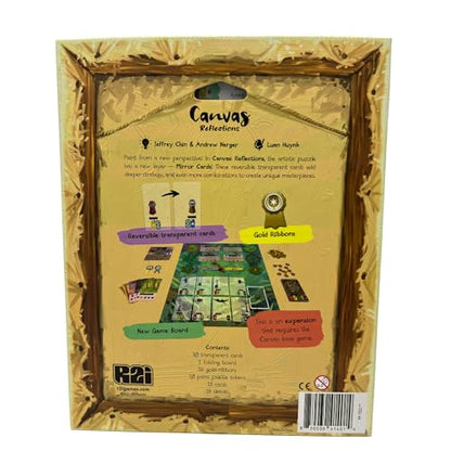 Canvas Reflections Expansion, Art Competition Puzzle Game, 1-5 Players | Canvas Reflections expansion; art competition & puzzle game; 1-5 players; ages 14+; 30-min playtime