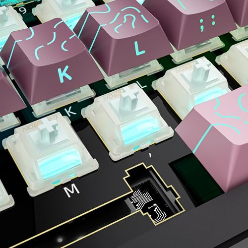 Gateron Milky Yellow Green Tea Pro V3 Pre-Lubed Tactile Switches,Pack of 36 | Removable Light Guide Pole,Universal MX Socket Fit,for Custom Mechanical Gaming Keyboard DIY Mod & Replacement - color: Green Tea Pro V3, size: 36Pcs
