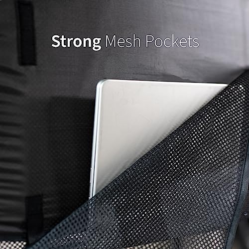 VIVO 60 inch Under Desk Privacy and Cable Management Organizer Sleeve, Wire Hider Kit Panel System, Black, DESK-SKIRT-60 - size: 60" Panel