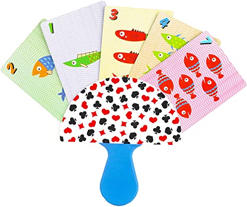 Regal Games 2 Pack Card Holders for Playing Cards - Kids Card Holder with Plastic Paddles - Ideal for Family Fun Game Night and Travel (Ages 3+) - color: 2 Pack