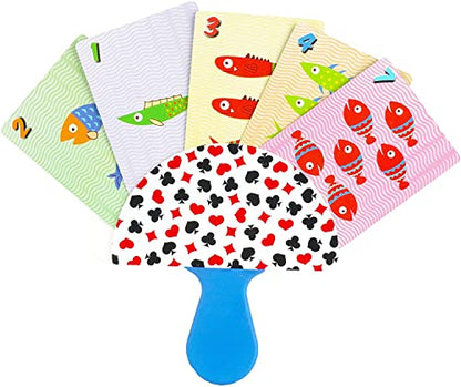 Regal Games 2 Pack Card Holders for Playing Cards - Kids Card Holder with Plastic Paddles - Ideal for Family Fun Game Night and Travel (Ages 3+) - color: 2 Pack