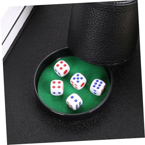5pcs Professional Dice Cup Lid Durable Dice Cup Accessories for Ktv and Party Games Soundproofing Base Plate with Easy Installation for Enhanced Stability