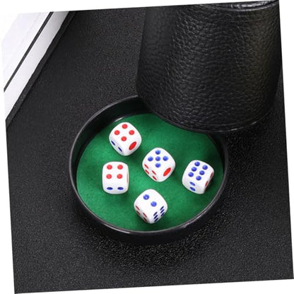5pcs Professional Dice Cup Lid Durable Dice Cup Accessories for Ktv and Party Games Soundproofing Base Plate with Easy Installation for Enhanced Stability