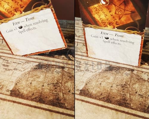 Eldritch Horror Neoprene Playmat Compact Player Dashboard for Board Game Custom Design Wooden Cubes Included