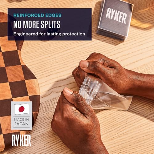 Ryker Standard European Board Game Sleeves Card Protectors (3 Pack, Clear, 62x94 mm, 300 Sleeves) - size: 3 Pack