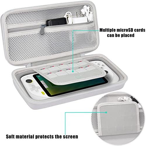 Aenllosi Hard Case for Logitech G Cloud Gaming Handheld, White | Hard shell construction, Water-resistant design, Impact-resistant design, Protective case only - color: White