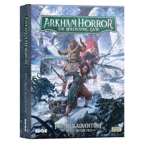 Arkham Horror The Roleplaying Game Terra Antarctica Adventure Book | Immersive RPG for Kids & Adults, Ages 14+, 2-6 Players, 1+ Hour Playtime
