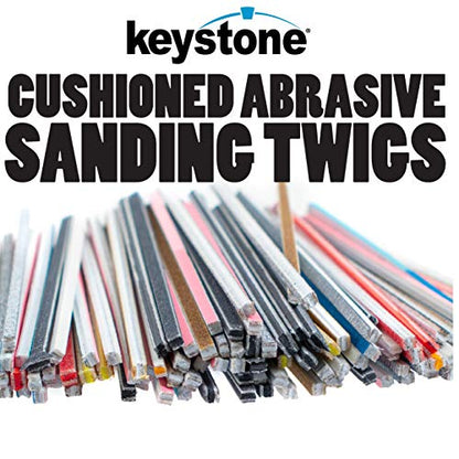 Keystone 100 Pcs Sanding Twigs Kit Ideal for Woodworking - size: 100 Piece Sanding Twigs Kit