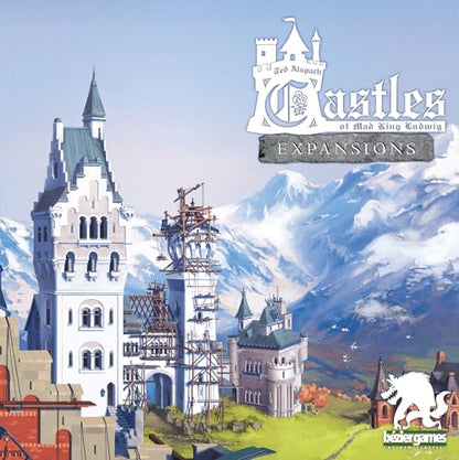 Castles of Mad King Ludwig Expansions – Massive Modular Add-On with Renovations, Secret Passages, Moats, Towers, Royal Decrees, Swan Tokens & 5th Player Support for Ultimate Castle-Building