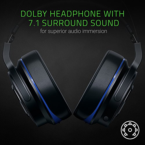 Razer Thresher Stereo Headset for PC,PS4, PS5: Lag-Free Wireless Connection - Retractable Digital Microphone - Custom Sound Control Dials - 16-Hour Battery Life