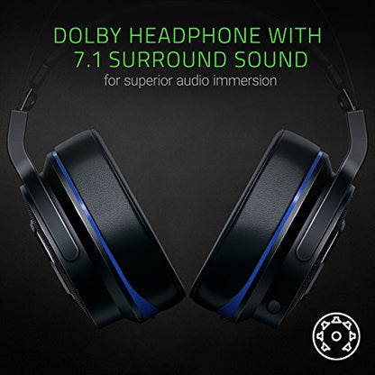 Razer Thresher Stereo Headset for PC,PS4, PS5: Lag-Free Wireless Connection - Retractable Digital Microphone - Custom Sound Control Dials - 16-Hour Battery Life