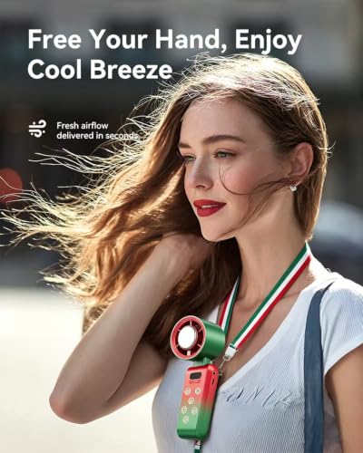 Handheld Portable Turbo Fan with Ice Cooler, Speed (1-199) 5500mAh Rechargeable Personal Fan,[20H Cooling Time] [20000 RPM] Pocket Fans for Travel/Outdoor/Office, Soccer - color: Soccer