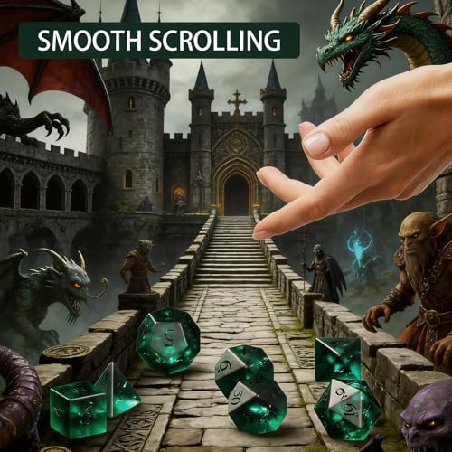 Cracked Matte Green 7Pcs Polyhedral Dice Set, K9 Crystal Cat's Eye Multi-Faceted DND Dice for Dungeons and Dragons RPG Tabletop Game (Matte Cracked Green) - color: Matte Cracked Green
