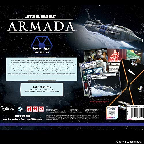 Star Wars: Armada Invisible Hand EXPANSION PACK - Providence-class Dreadnought! Tabletop Miniatures Strategy Game for Kids & Adults, Ages 14+, 2 Players, 2 Hour Playtime, Made by Atomic Mass Games