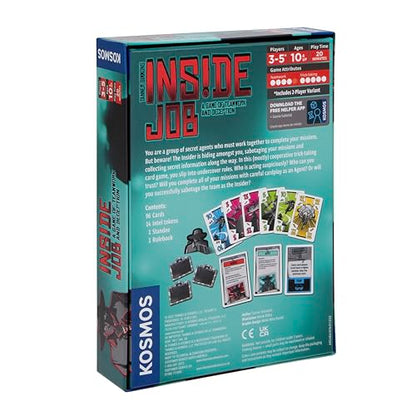 Inside Job | Social Deduction Game | Card Game | Family Games | Kosmos | 2-5 Players | Spy Games | Fast-Paced