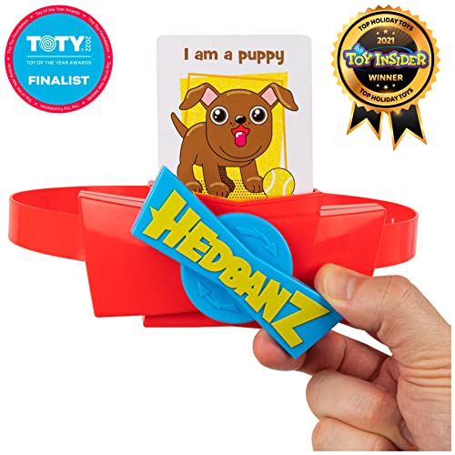 Spin Master Games Hedbanz Blast Off! Guessing Game with 25 Bonus Cards, Family Game Night for Kids and Families Ages 6 and up (Amazon Exclusive) - style: Hedbanz Blast Off, Includes 25 Bonus Cards