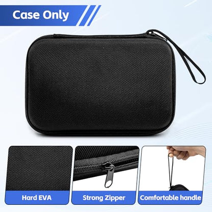 DPVPER Carrying Case for Gameboy Advance SP, Accessories for GBA SP, Hard Storage Portable Bag for GBA SP - Holds 8 Games - size: No Charger Fit
