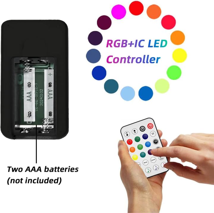NBBUFF Led Light Bar with Music SynC Color Changing, Led Bar with App & Remote Control, RGB+IC & W Smart RGB Light Bar, USB Powered Led Lights, Dynamic PC Room Monitor Backlight Gaming, 2 Pack - size: 13 inches