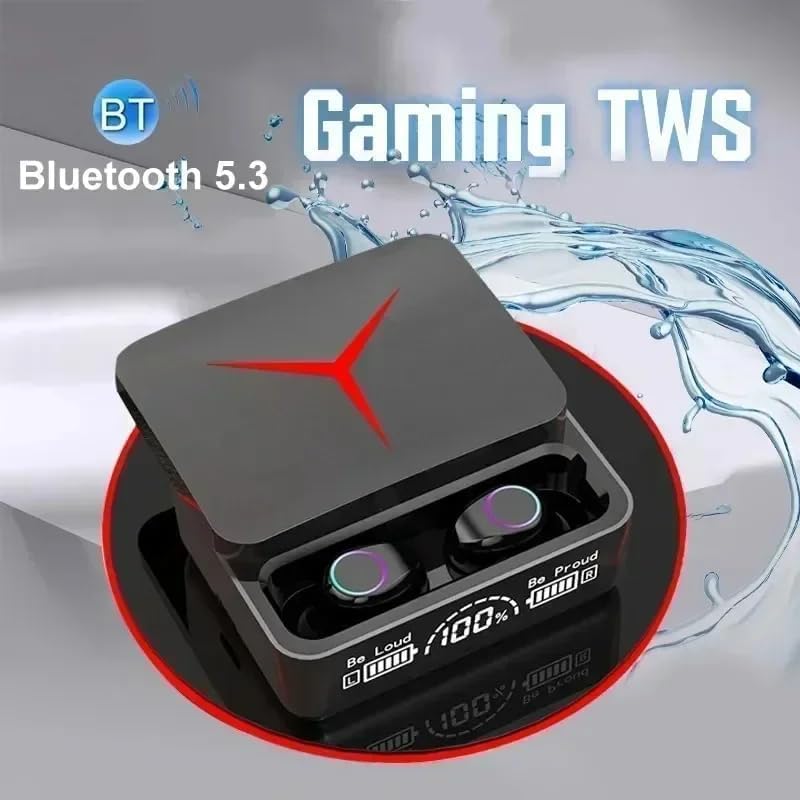 Gaming Wireless Earbuds, Bluetooth 5.3, Low Latency, Fast Charging, 5H Playtime, 140H Standby