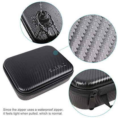 Hard Case for GoPro,Surface-Waterproof Carrying Case Compatible with GoPro Hero 13/12/11/10/9/8/7/(2018)/6/5 Black,DJI Osmo Action,AKASO/Campark and More (Medium) - color: Medium