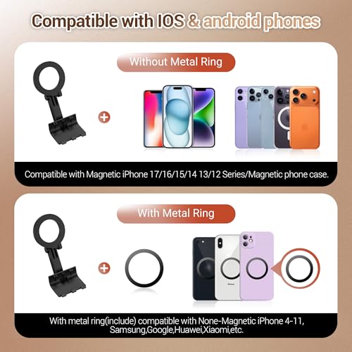 KIWIFOTOS Magnetic Phone Mount for Xbox Wireless Controller Model 1914 | Xbox Wireless Gaming Controller Phone Holder for iPhone 17 16 15 Pro Max Magsafe Samsung Pixel(controller not included) - color: for Xbox Wireless Gaming Controller