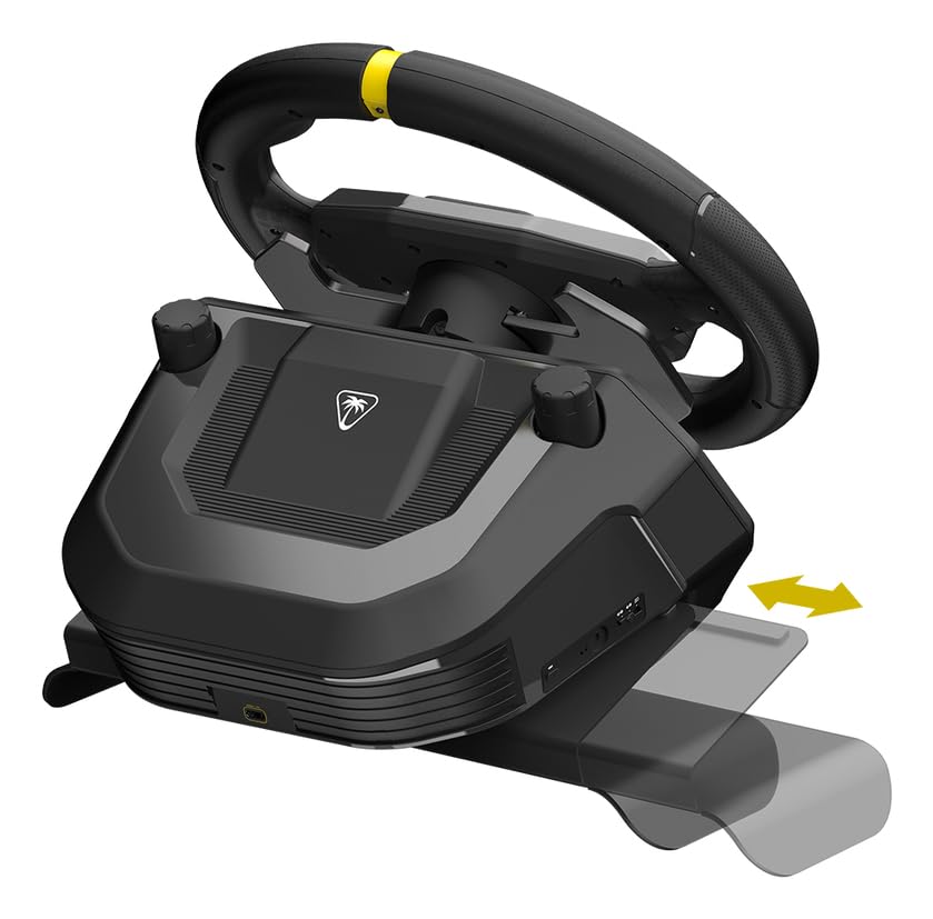 Turtle Beach Racer Wireless Racing Wheel System Officially Licensed for Xbox Series X|S & Xbox One and Windows PCs – Complete Design, Reliable Wireless Connection, up to 30Hr Battery– Black - style: Wireless Racing Wheel