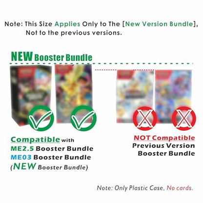 Plastic Protector Case for NEW Booster Bundle (Single Bundle ME2.5/ME03) 0.5MM Clear Folding Display Box (10 PCS)