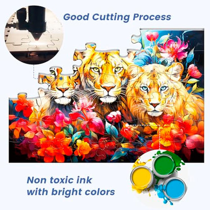 6 Pack 36 Large Piece Puzzle for Seniors Puzzles Dementia Alzheimer's Products and Activities for The Elderly Adults Puzzle Alzheimer's Easy Puzzles Gift Memory Games for Patients in Nursing Home - style: 36 Large Pieces