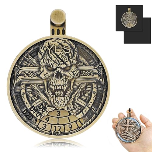 Roulette Dice Spinner 3.0, Full Zinc Alloy Housing Metal D&D Dice, Press-Type Rolling and Precision Read, Include Gift Case for DND Dice Set, RPG Role Playing Table Game Gifts (Bronze) - color: Bronze