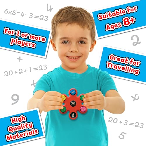 Small World Creative Math Magic Mixer Educational Math Game Ages 8+ | Addition and subtraction, Problem-solving skills, Travel-friendly game, STEM learning, Home and classroom use - style: Magic Mixer