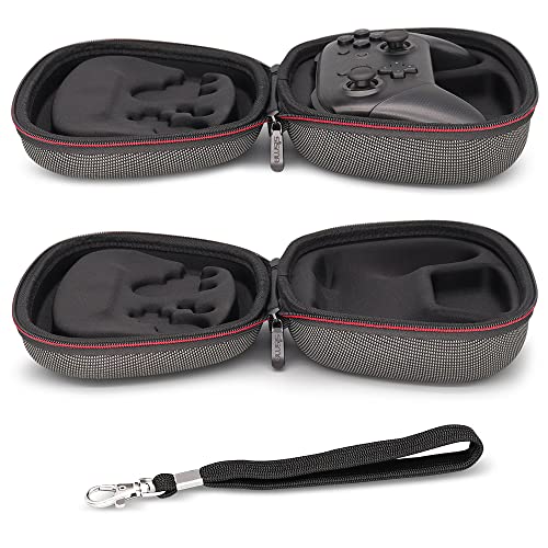 sisma Carry Case Compatible with Nintendo Switch & Switch 2 Pro Controller (2025), Hard Shell Travel Protective Case Portable Carrying Bag -Special Edition - color: Gold