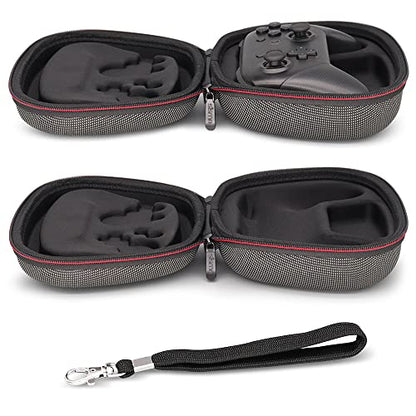 sisma Carry Case Compatible with Nintendo Switch & Switch 2 Pro Controller (2025), Hard Shell Travel Protective Case Portable Carrying Bag -Special Edition - color: Gold