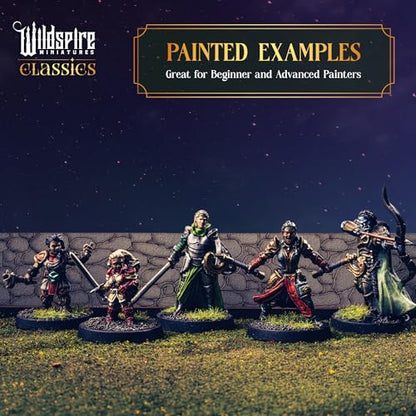 Mercenary Guild II - Essential Heroes - 55 Hero, Player Characters, NPC for DND Miniatures Bulk I 28mm Dungeons Dragons D&D Miniatures I DND Minis D&D Figures I Pathfinder, Daggerheart, Realm Reforged