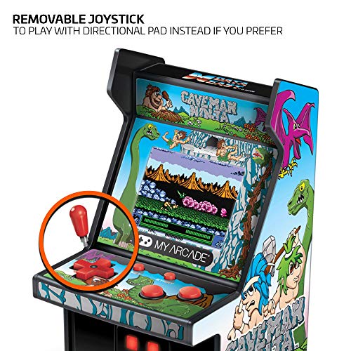 My Arcade Bad Dudes Micro Player - Portable Game, 6.75 Inch Mini Retro Arcade Machine Cabinet - Licensed Collectible - style: Caveman Ninja
