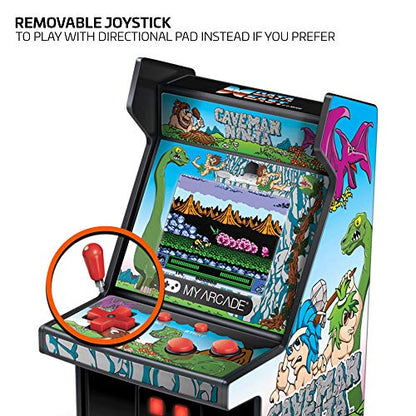 My Arcade Bad Dudes Micro Player - Portable Game, 6.75 Inch Mini Retro Arcade Machine Cabinet - Licensed Collectible - style: Caveman Ninja