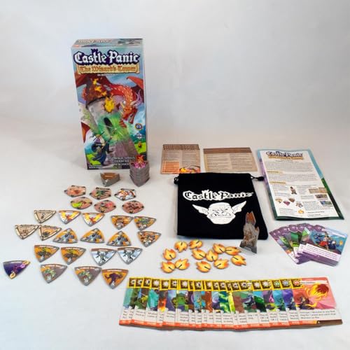 The Wizard’s Tower ⎸Castle Panic Expansion ⎸Board Game for Adults and Family ⎸Cooperative Board Game ⎸Ages 8+ ⎸for 1 to 6 Players - style: Wizard’s Tower Expansion