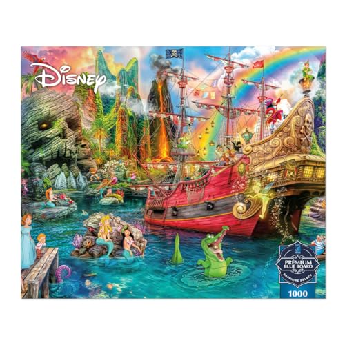 Disney Peter Pan Mermaid Lagoon 1000 Piece Jigsaw Puzzle for Adults - Buffalo Games Sapphire Select Premium Puzzles