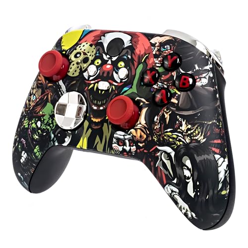 Crazy Controllerz Customz Series Custom Wireless Controller for Xbox One Series X S PC - Monster Mash Design - color: XS MONSTER MASH