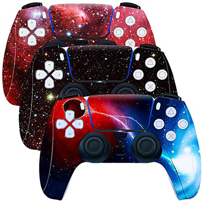 Skin for Ps5 Controller, 3pcs Whole Body Vinyl Decal Cover Sticker for PlayStation 5 Controller (PS5 Controller #7) - color: PS5 controller #7