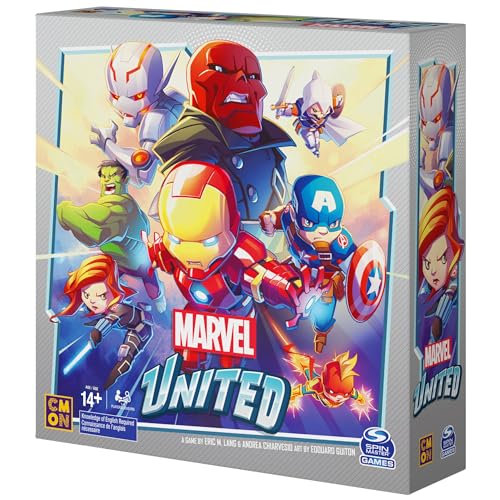 Marvel United, Award-Winning Superhero Cooperative Multiplayer Strategy Card Game Captain America Hulk, for Adults, Families and Kids Ages 14 and up - color: Marvel United Superhero